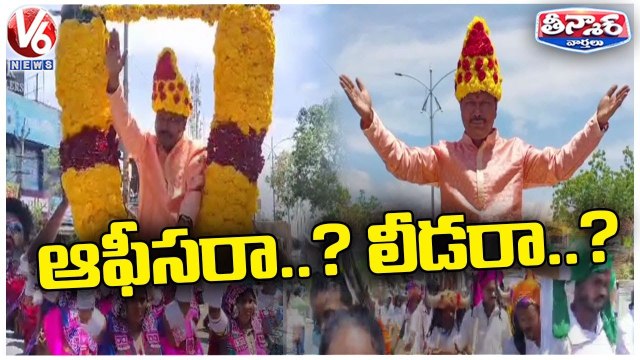 Public Celebrates DH Srinivas Birthday Grandly At Kothagudem _ V6 Teenmaar