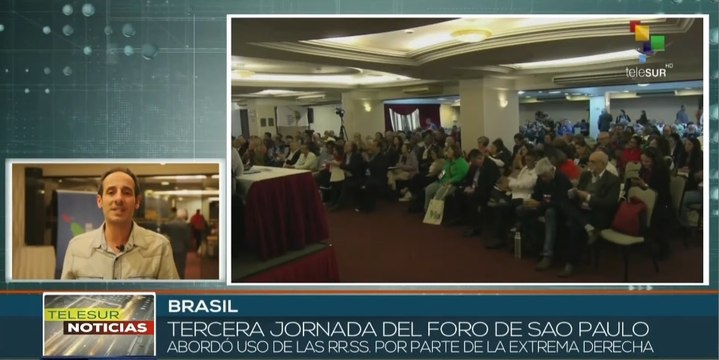 Foro de Sao Paulo dialoga sobre uso de redes sociales por la extrema derecha