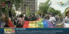 Ecuador: Activistas LGBTIQA  abogan por sus derechos en calles de Quito