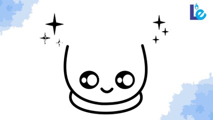 Learn How to draw a glass so cute