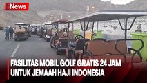 Jemaah Haji Indonesia Nikmati Fasilitas Mobil Golf Gratis 24 Jam