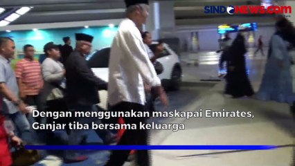 Tiba di Bandara Soetta dari Makkah, Ganjar Pranowo Ogah Bicara Politik