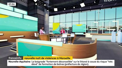 Les images de la cinquième nuit de violences à Marseille dans le centre-ville