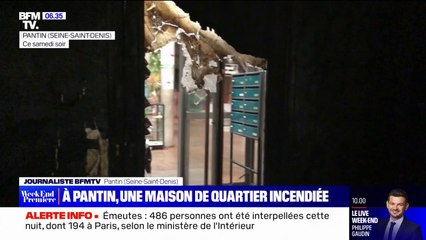 Pantin: une maison de quartier a été incendiée pendant la nuit