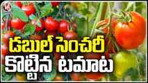 Tomato Price Skyrocketed To RS 200 Per Kg  In Adilabad _ Vegetable Price Hike _ V6 News