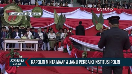 Di Peringatan Hari Bhayangkara, Kapolri Minta Maaf Jika Polisi Menyakiti Hati Masyarakat