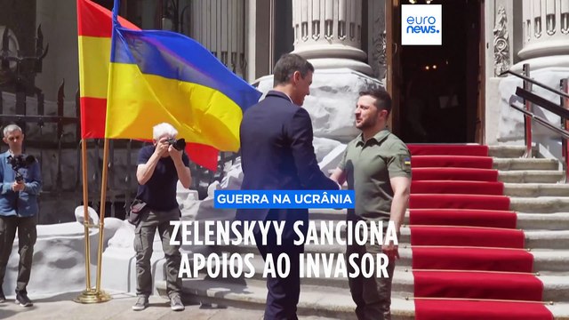Primeiro-ministro espanhol visita Kiev quando as bombas continuam a cair na Ucrânia