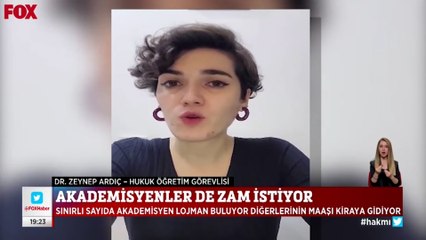 Akademisyenler de zam istiyor, Hukuk Öğretim Görevlisi Dr. Zeynep Ardıç: Zam istemek bir mecburiyet haline geldi