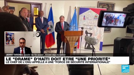 Gangréné par les violences, Haïti est "confronté au désespoir d'une population qui n'est peut plus"