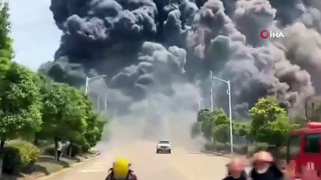 Explosion in Chemiefabrik in China