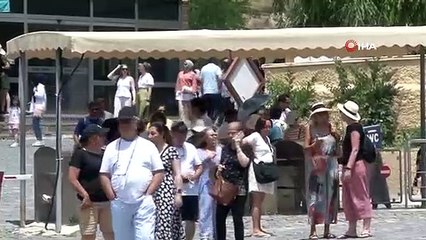 Kapadokya'da bayram tatili yoğunluğu son günde de devam etti