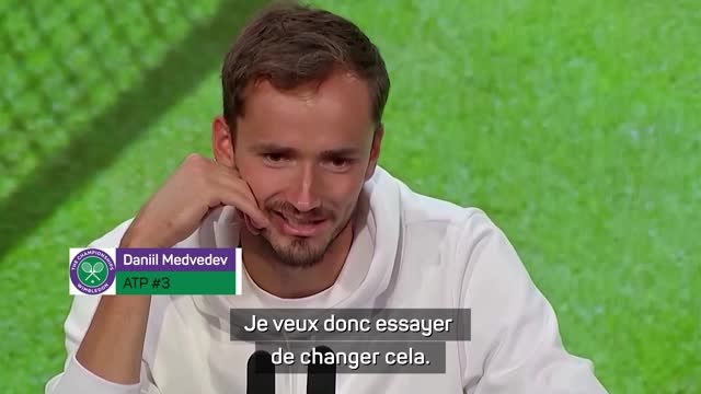 Wimbledon - Medvedev veut changer ses mauvaises stats sur le gazon anglais
