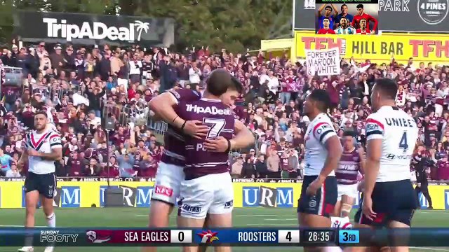 NRL 2023 Manly-Warringah Sea Eagles vs Sydney Roosters Highlights