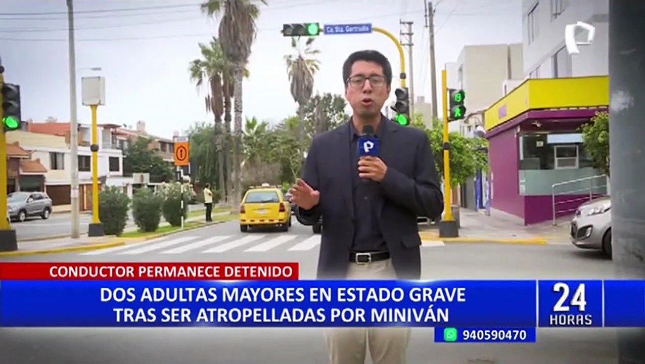 Pueblo Libre: Ancianas terminan en UCI tras ser atropelladas por miniván