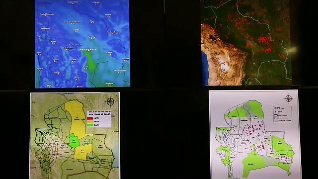 Activan alerta amarilla por incendios forestales en Santa Cruz al detectarse focos de calor