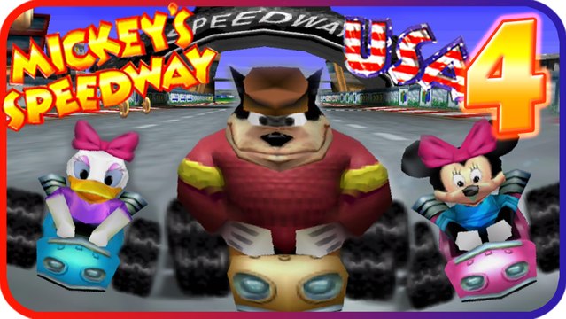 Mickey's Speedway USA Walkthrough Part 4 (N64) Victory Vehicles