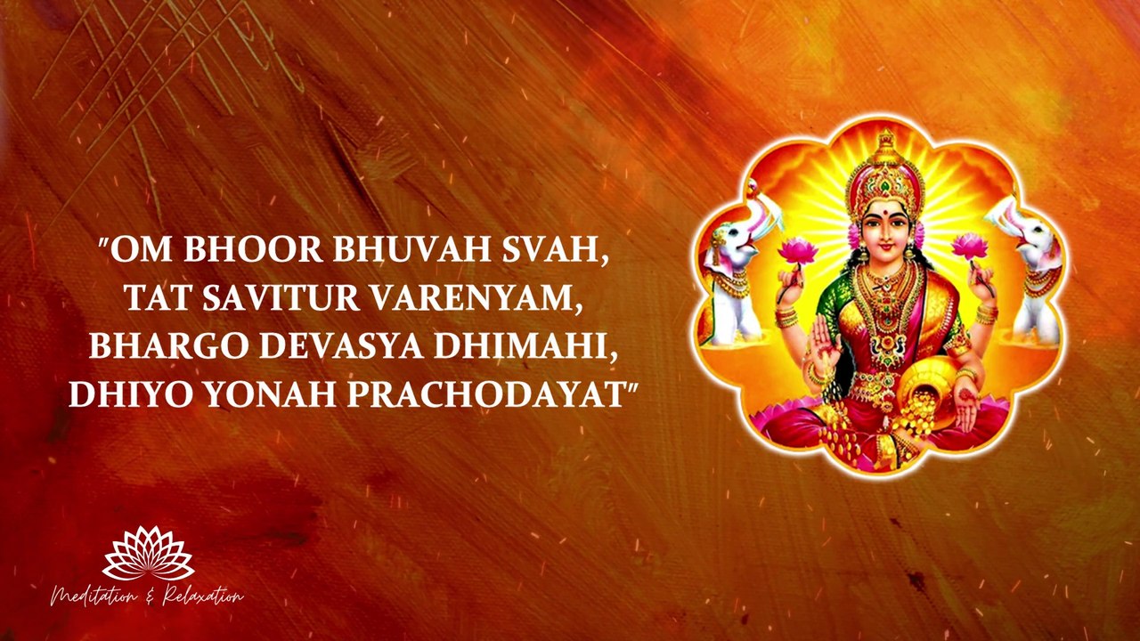 ️ Gayatri Mantra 108 Times | Powerful and Miraculous Om Bhur Bhuva Swaha | With Lyrics