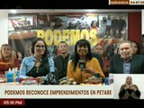 Partido Podemos reconoce trabajo realizado por el Plan Emprender Juntos para fortalecer la economía