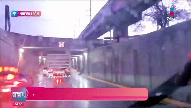 Lluvias y tormentas eléctricas azotan a Nuevo León