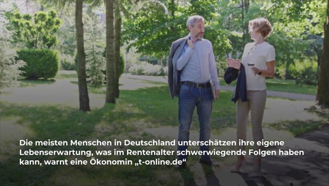 Lebenserwartung unterschätzen: Darum führt es zu dramatischen Folgen