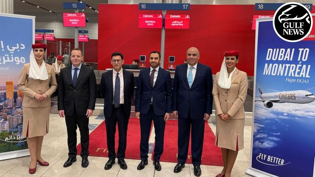 Emirates' inaugural Dubai to Montréal flight takes off - video Dailymotion