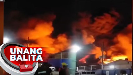 Bodega sa Barangay Bagumbayan, nasunog; halaga ng pinsala, abot sa P12 milyon, ayon sa BFP | UB