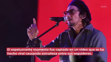 León Lárregui confunde a sus fans con extraña presentación: "se me meten espíritus"