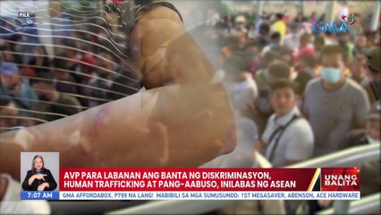 AVP para labanan ang banta ng diskriminasyon, human trafficking at pang-aabuso, inilabas ng ASEAN | UB