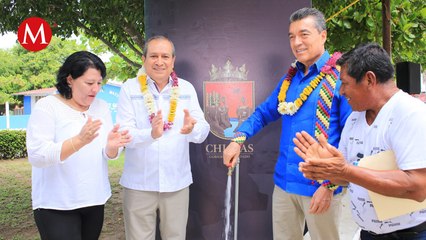 Rutilio Escandón inaugura sistema de agua potable en Acala, Chiapas