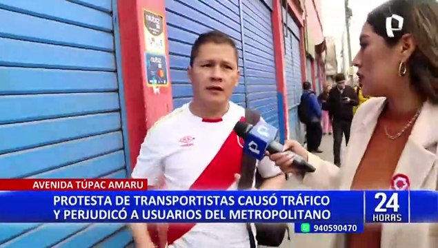 ATU sobre transportistas que bloquearon vía del Metropolitano: Sus rutas han sido reordenadas