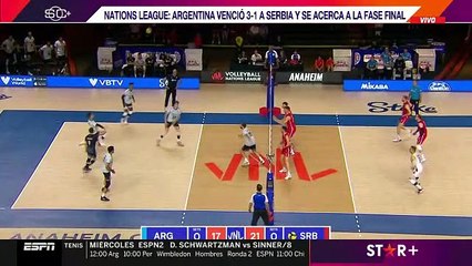 Argentina aplastó a Serbia en el comienzo de la tercera semana de la Liga de Naciones