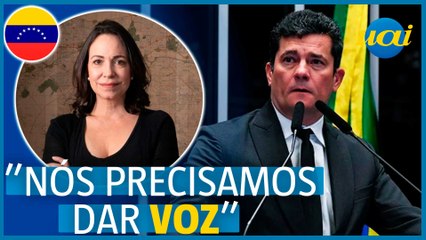 Moro confirma que opositora de Maduro virá ao Brasil