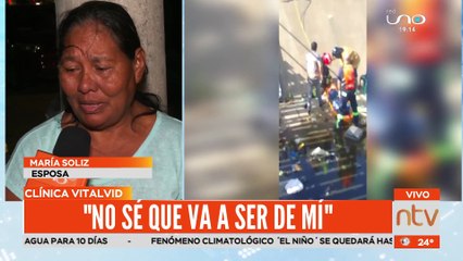 Esposa del fallecido por el accidente de micro pide ayuda a la población