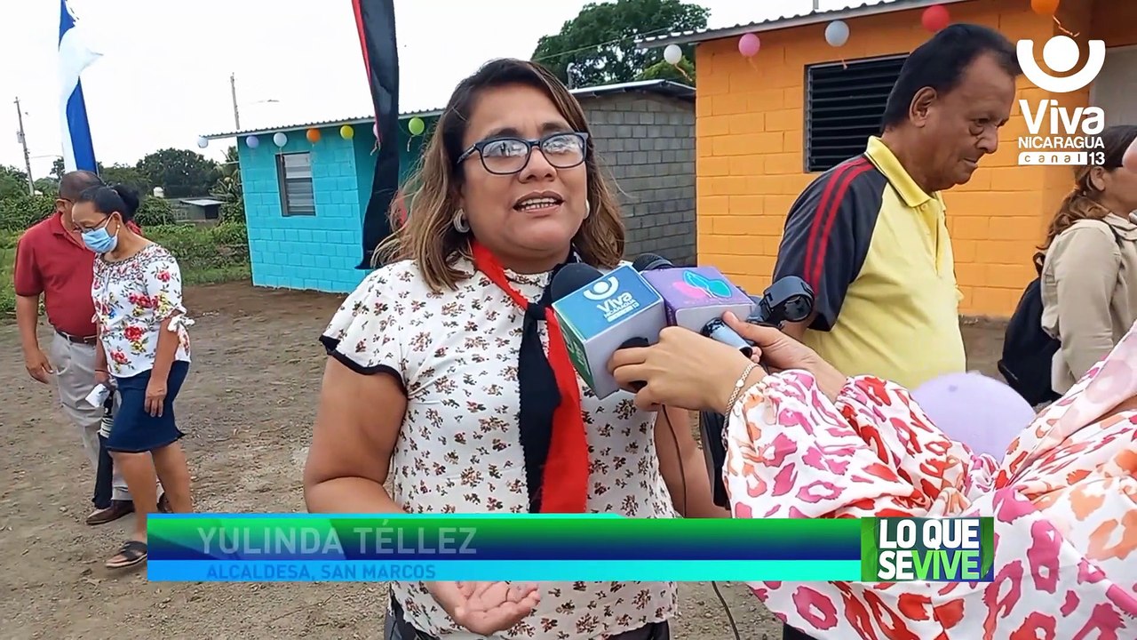 Familias de Carazo reciben las llaves de sus viviendas dignas