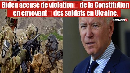 Coup dur: démission inévitable de Biden après sa violation de la constitution.