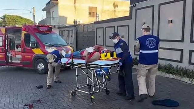 Homem é agredido a pedradas na Rua Maracai