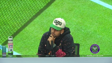 Wimbledon 2023 - Nick Kyrgios : "Je ne suis pas triste d'avoir perdu la finale l'an dernier à Wimbledon contre le plus grand joueur de tous les temps"