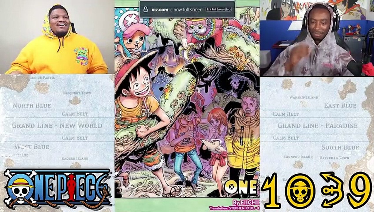 Double Dragon One Piece Chp 1039-1040 Reaction