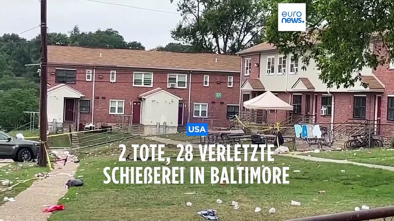 Schießerei auf Straßenparty in Baltimore: Zwei Tote, 28 Verletzte