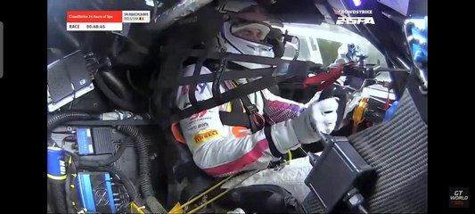 24H Spa 2023 Race Cheever Onboard Out Hand Windows