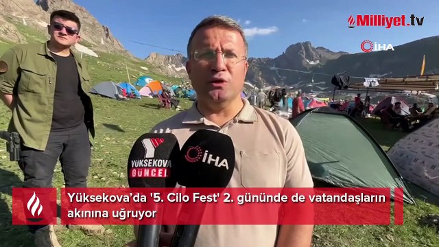 Cilo Dağları'ndaki festivale, 2 günde 20 bin kişi katıldı