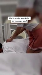 Man gets massage by beauty girl  #massage #therapy #yoga #meditation #japan #women #asmr #bonecracking #chiropractor #hotstar