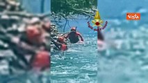 Ragazza bloccata in un fiume in Piemonte, salvata dai Vigili del Fuoco