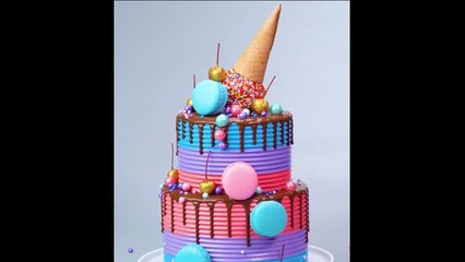 making amezing stylish cake