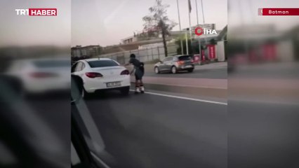 Patenli gencin tehlikeli yolculuğu kamerada