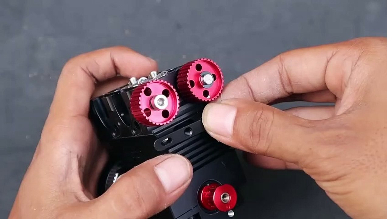 Assembling & Starting The Twin Cylinder Nitro Engine.