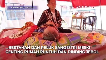 Cerita Haru Suami Peluk Istri yang sakit Stroke saat Gempa Yogyakarta