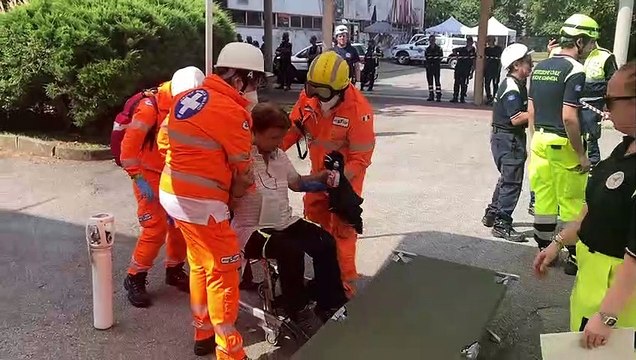 Esplosione in una scuola elementare e soccorso feriti, conclusa la maxi esercitazione Martesana test