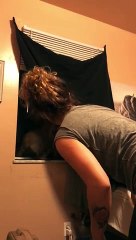 Helping Raccoons Out Of The House