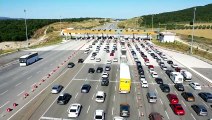 Mobilité du trafic sur l'autoroute Istanbul-Izmir et le pont Osmangazi pendant la fête du sacrifice